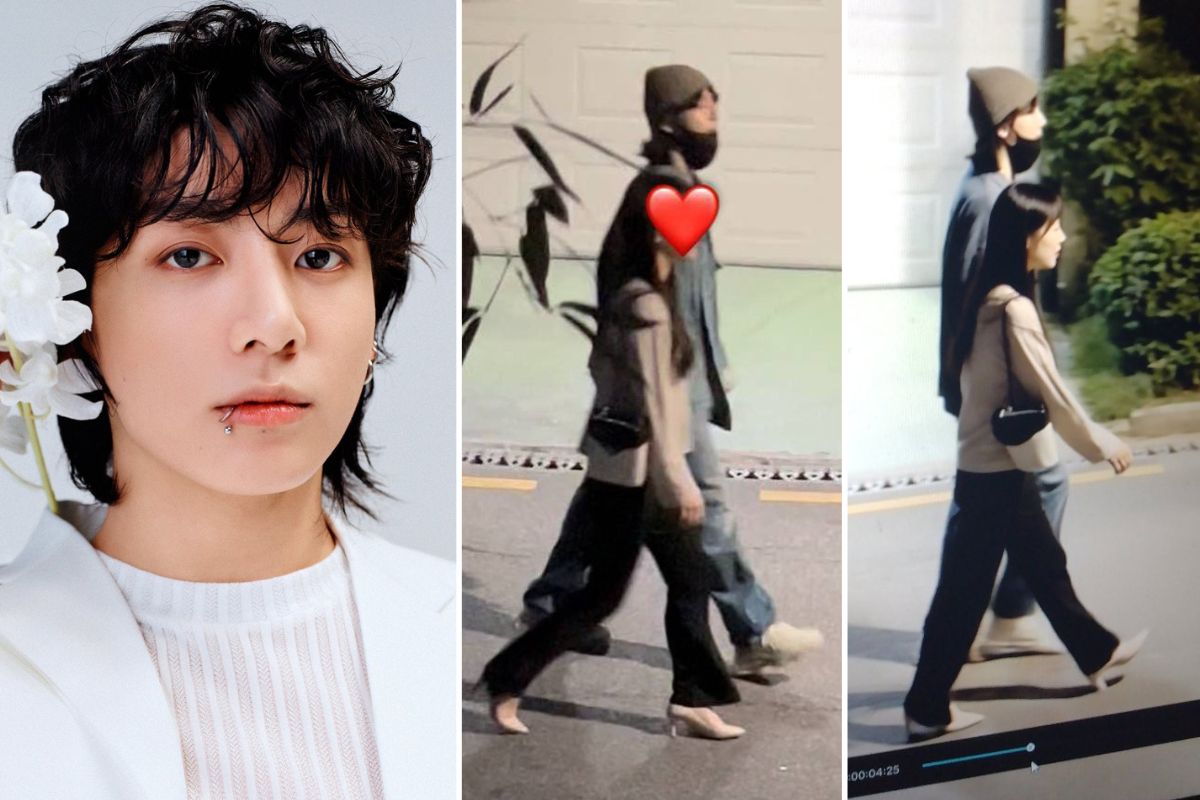 このビデオには、BTSのジョングクが手を繋いで女の子を家に連れて行く様子が映っており、物議を醸していると言われている。写真：ビデオからのカット