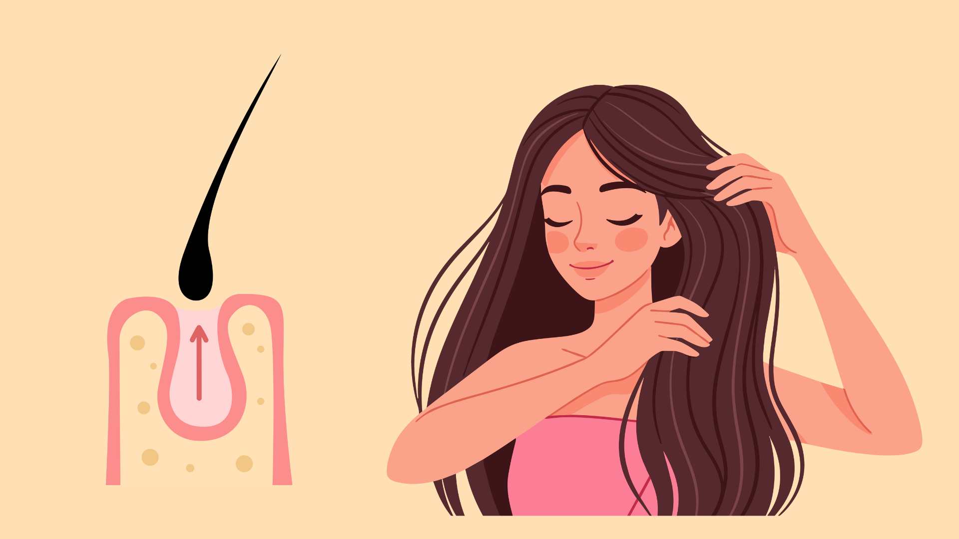 Simple tips to help postpartum mothers lose all hair and get back their old, shiny hair. Graphic photo: Hoang Loc