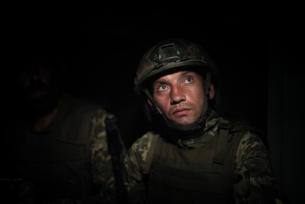Ukrainian soldiers on the battlefield. Photo: AFP