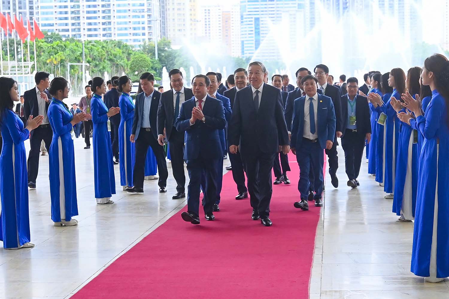 General Secretary To Lam attended the 80th Anniversary of the Agriculture and Environment sector. Photo: HV
