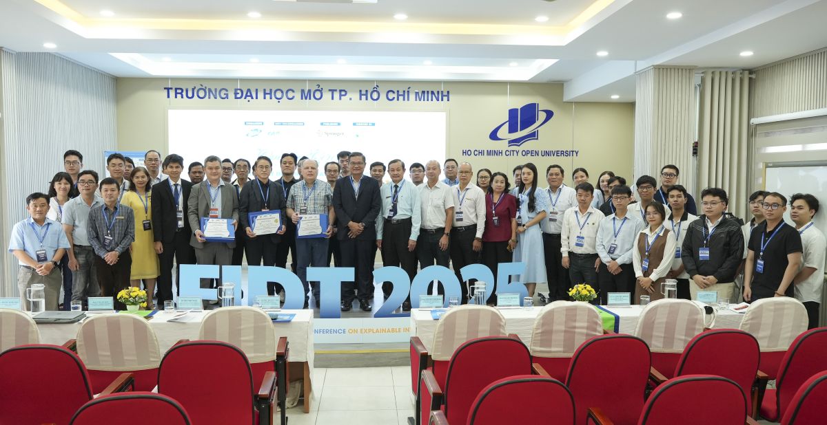 Ho Chi Minh City Open University in collaboration with Chung-Ang University (Korea) organizes the International Conference on Interdisciplinary Intelligence in the EIDT 2025 digital Binovolution System. Photo: Minh Chau