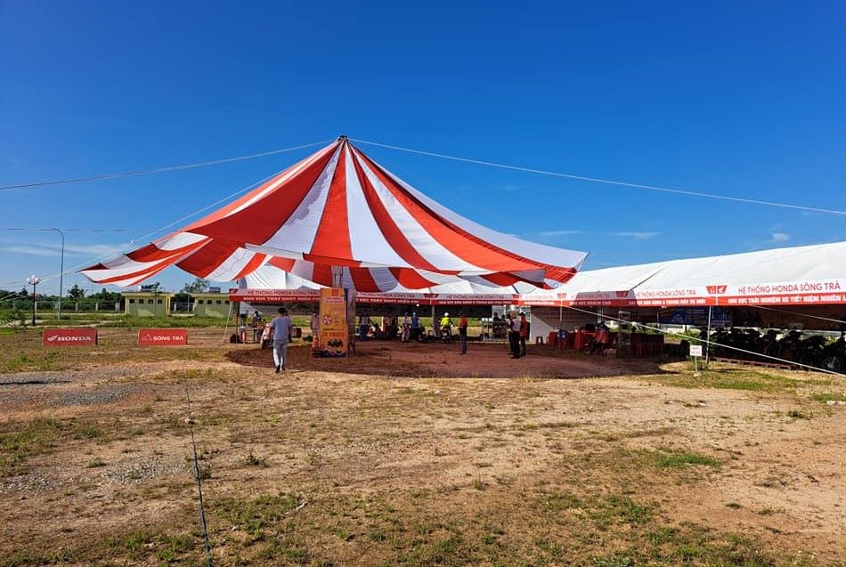 Location of social housing construction in Tho Phong commune, Quang Ngai province - near Tinh Phong Industrial Park, VSIP Industrial Park. Photo: Xuan Quang