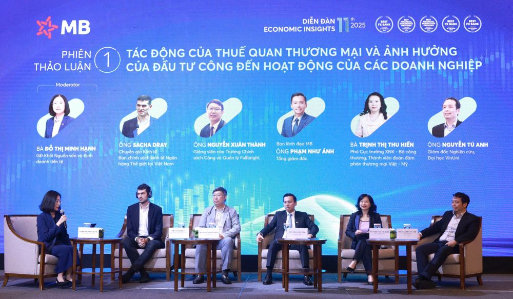 MB Economic Insights 2025 mang den buc tranh toan canh kinh te quoc te va nhung giai phap thiet thuc giup doanh nghiep Viet Nam chu dong thich ung, vuot qua thach thuc. Anh: MB