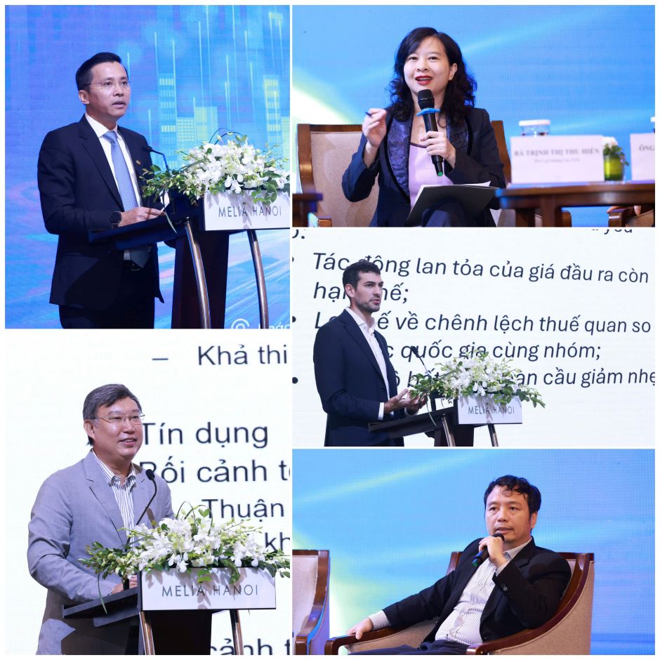 Dien dan MB Economic Insights 2025 quy tu cac chuyen gia kinh te trong nuoc va quoc te. Anh: MB