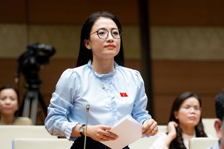 Dai bieu Tran Khanh Thu. Anh: Quochoi.vn