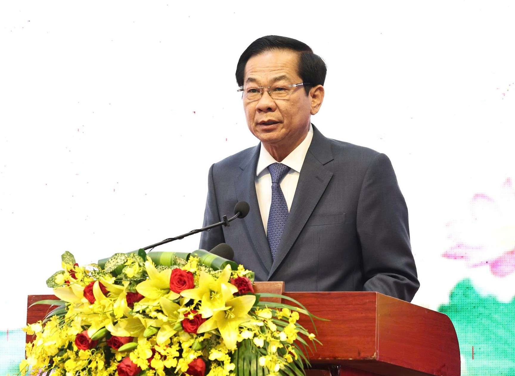 Ong Do Thanh Binh - Bo truong Bo Noi vu Viet Nam phat bieu tai hoi nghi. Anh: Nguyen Truong