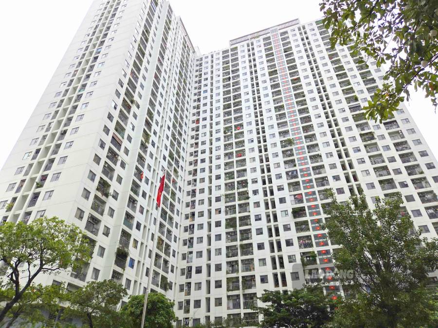 Du an nha o xa hoi Ecohome (phuong Dong Ngac, Ha Noi) qua nhieu nam su dung van ghi nhan da tang gia manh. Anh: Nhu Ha