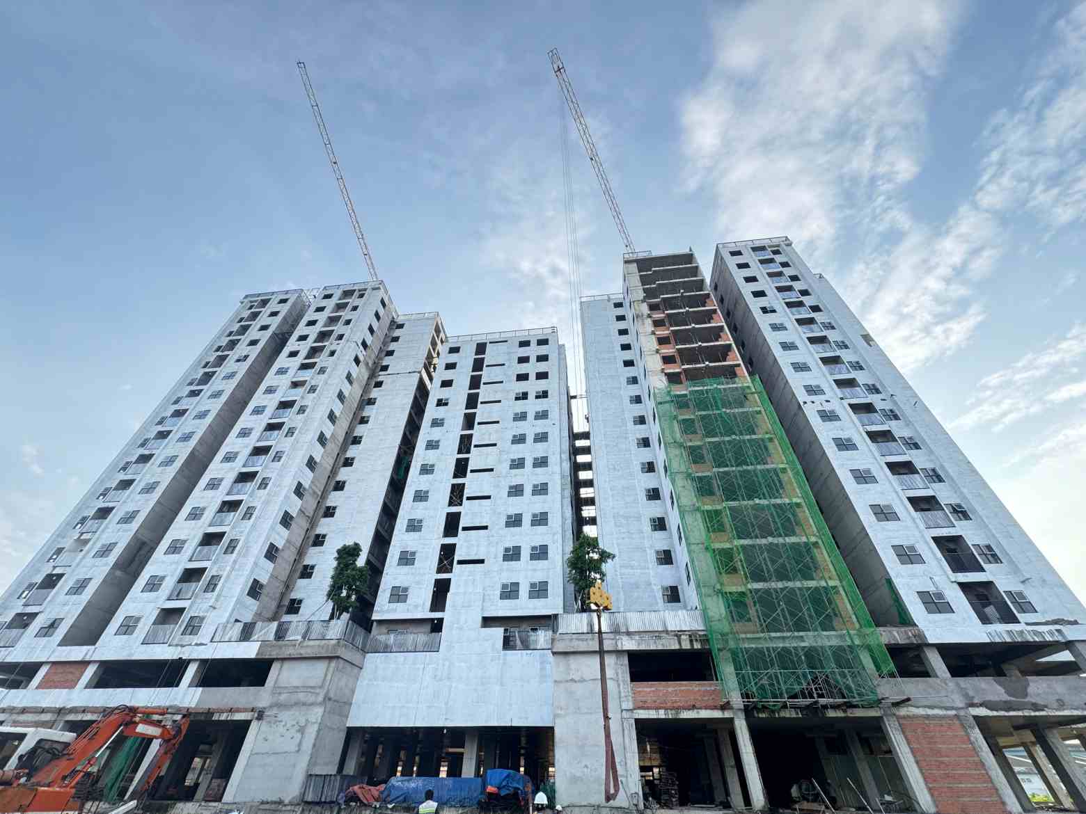 Du an nha o xa hoi Thang Long co hon 1.000 can ho duoc xay dung. Anh: Dinh Trong