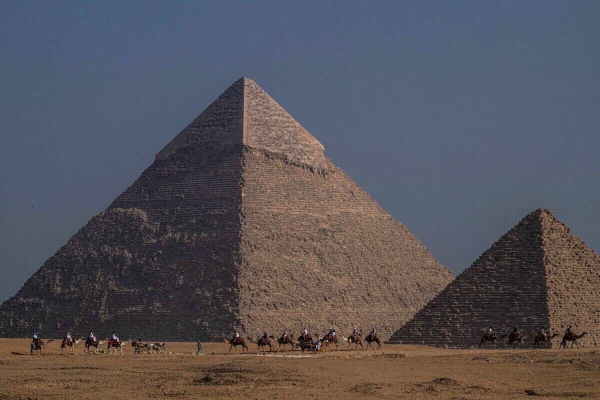 Giza pyramids in Egypt. Photo: AFP