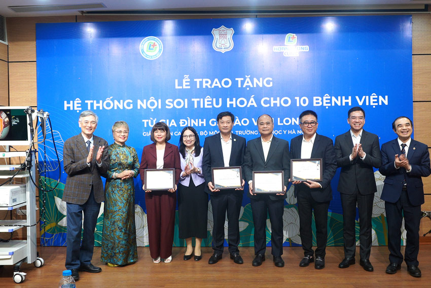 Donating endoscopy systems, supporting lower-level community gastrointestinal health care