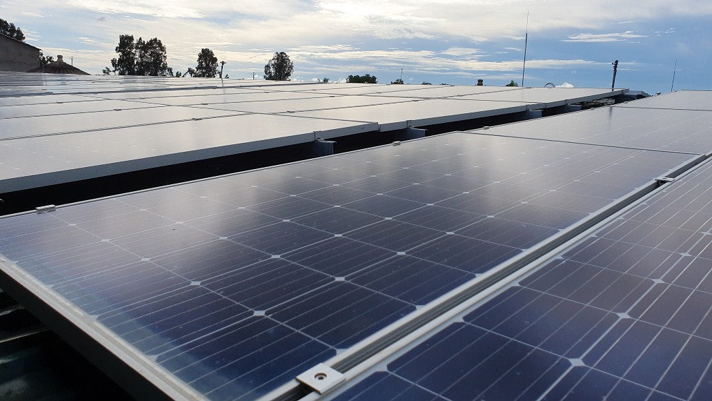 Ngoai dien gio, dien mat troi tai Ca Mau tong cong suat 295,494 MWp. Anh: Nhat Ho