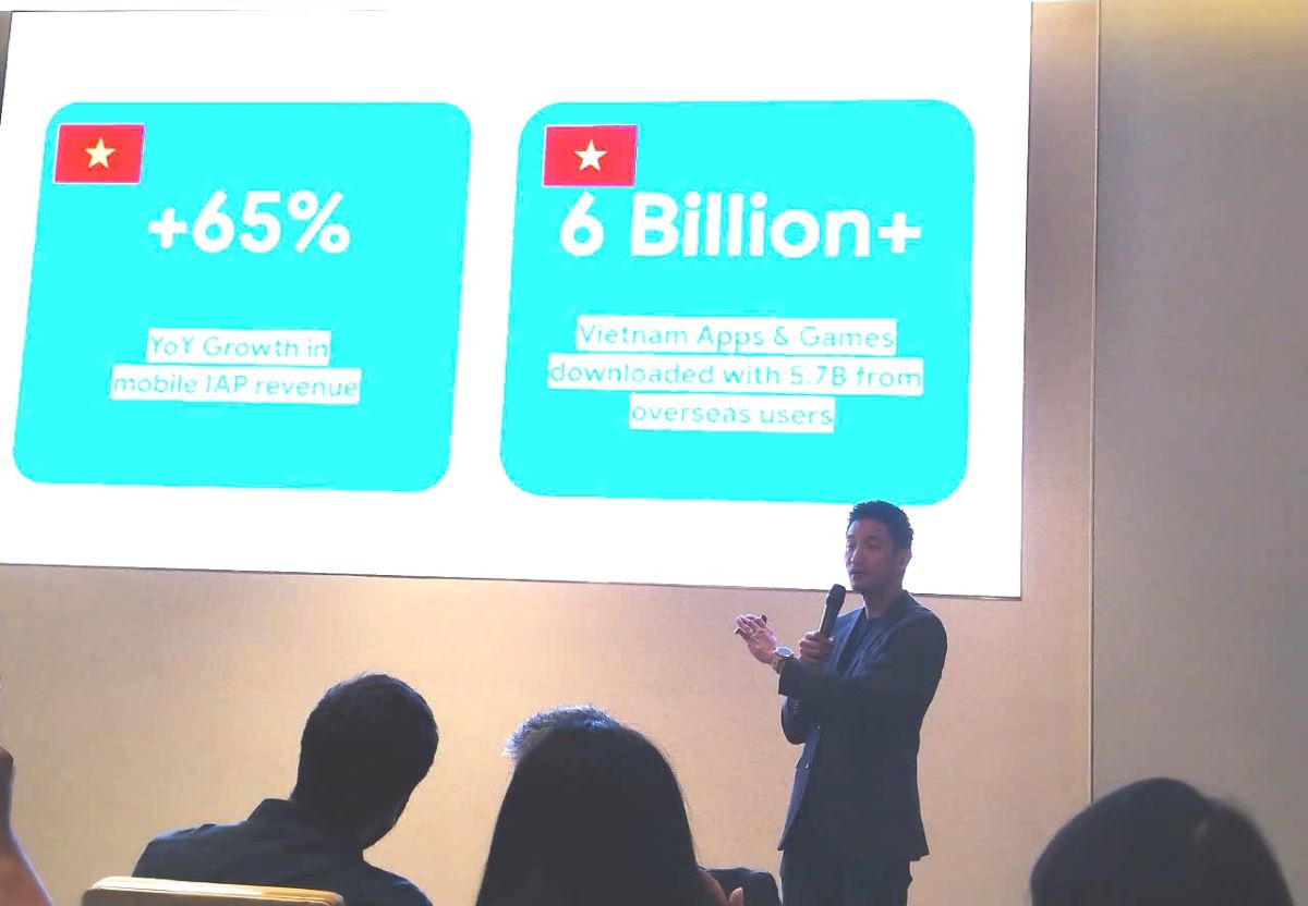 The Vietnamese gaming and application industry brings great economic value and is increasingly developing. Photo: Nguyen Dang