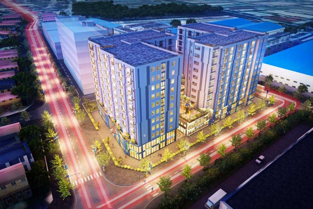 Phối cảnh dự án nhà ở xã hội Quế Võ Hill View (tỉnh Bắc Ninh). Ảnh: Chủ đầu tư