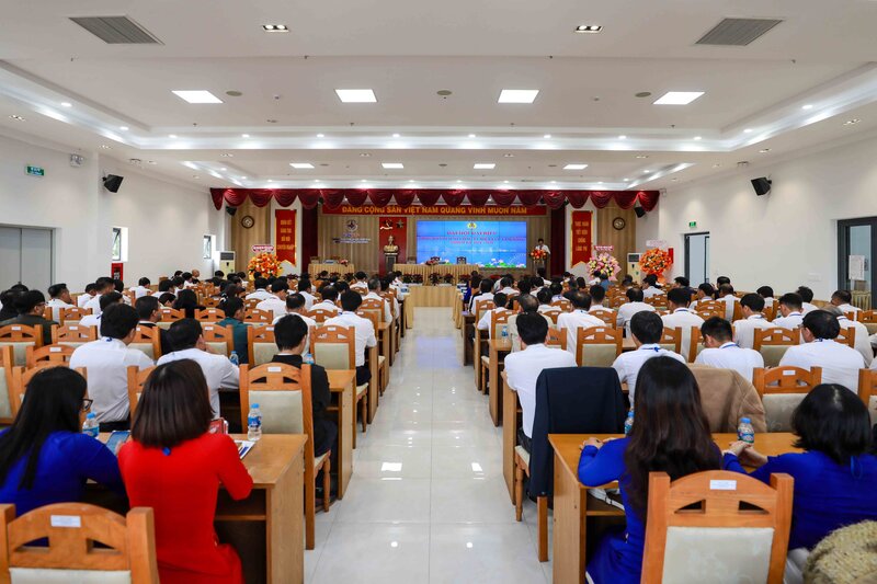 Dai hoi Dai bieu Cong doan Cong ty Dien luc Lam Dong lan thu XVII, nhiem ky 2025–2030. Anh: Lam Duc