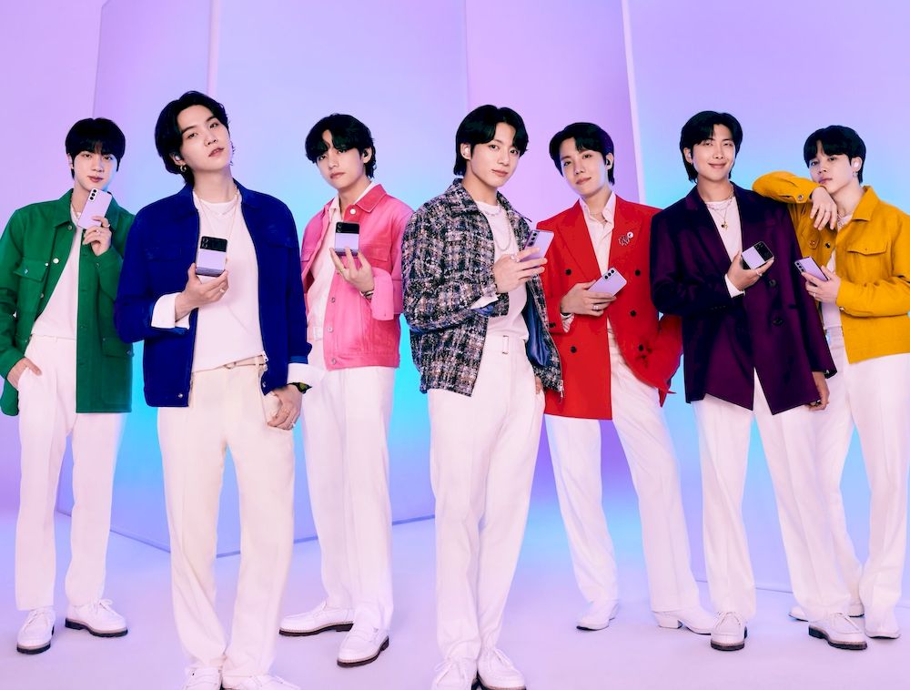 Samsung hop tac quang ba voi nhom BTS. Anh: HYBE