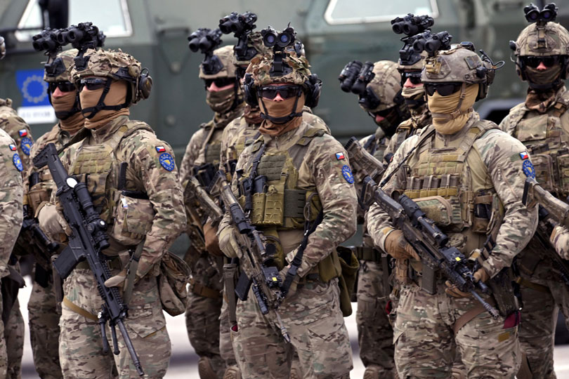 Soldiers of the European Union (EUFOR). Photo: AFP