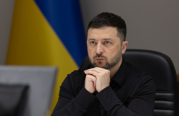 Ukrainian President Volodymyr Zelensky in his speech on the night of November 12. Photo: Office of the President of Ukraine