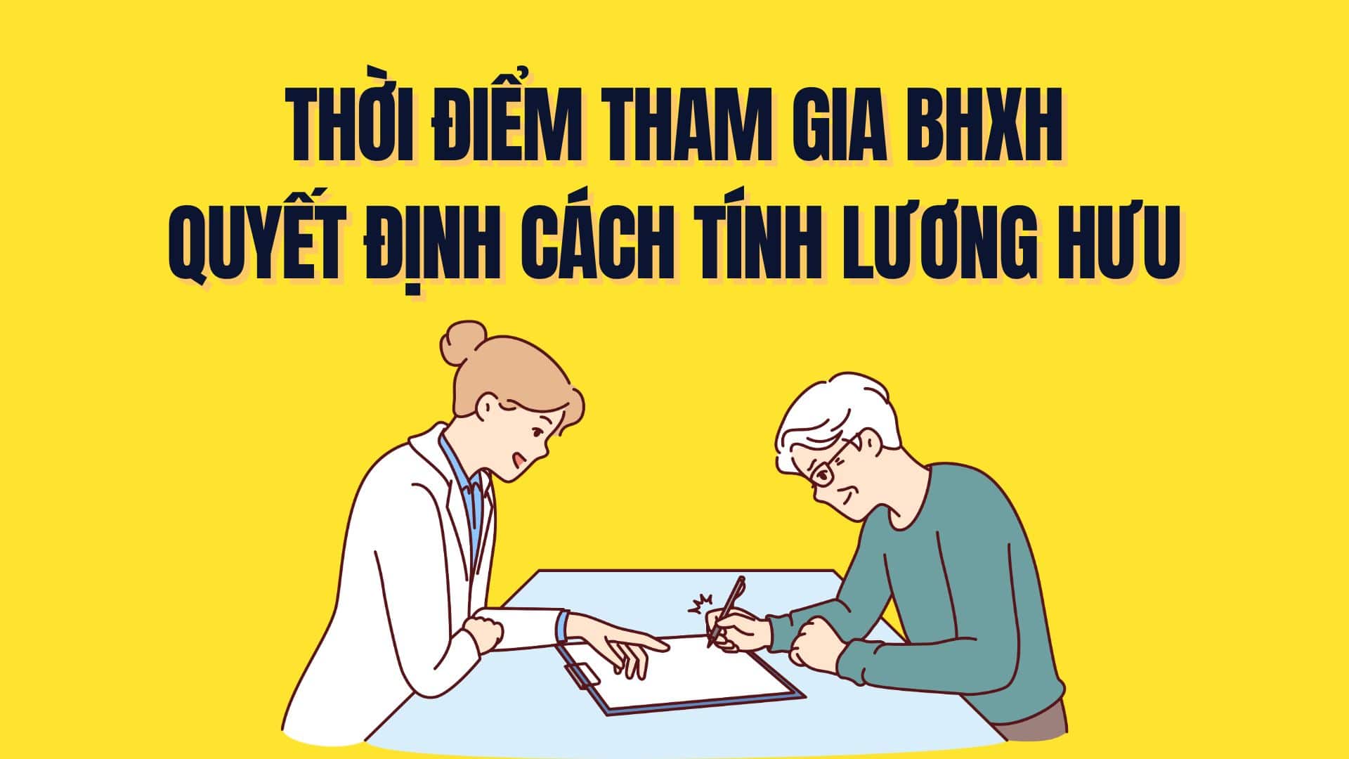 The time of participating in social insurance determines how to calculate pensions. Graphics: Tra My