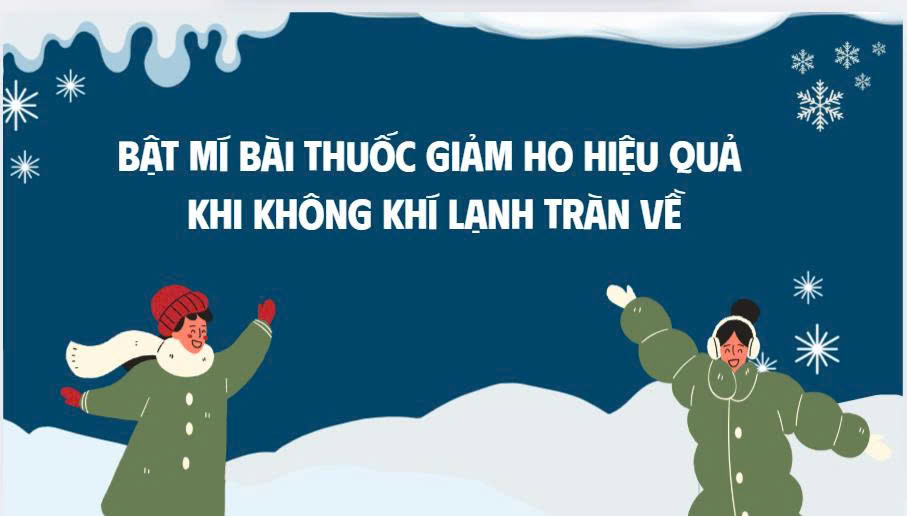 Revealing effective cough medicine when cold air flows in