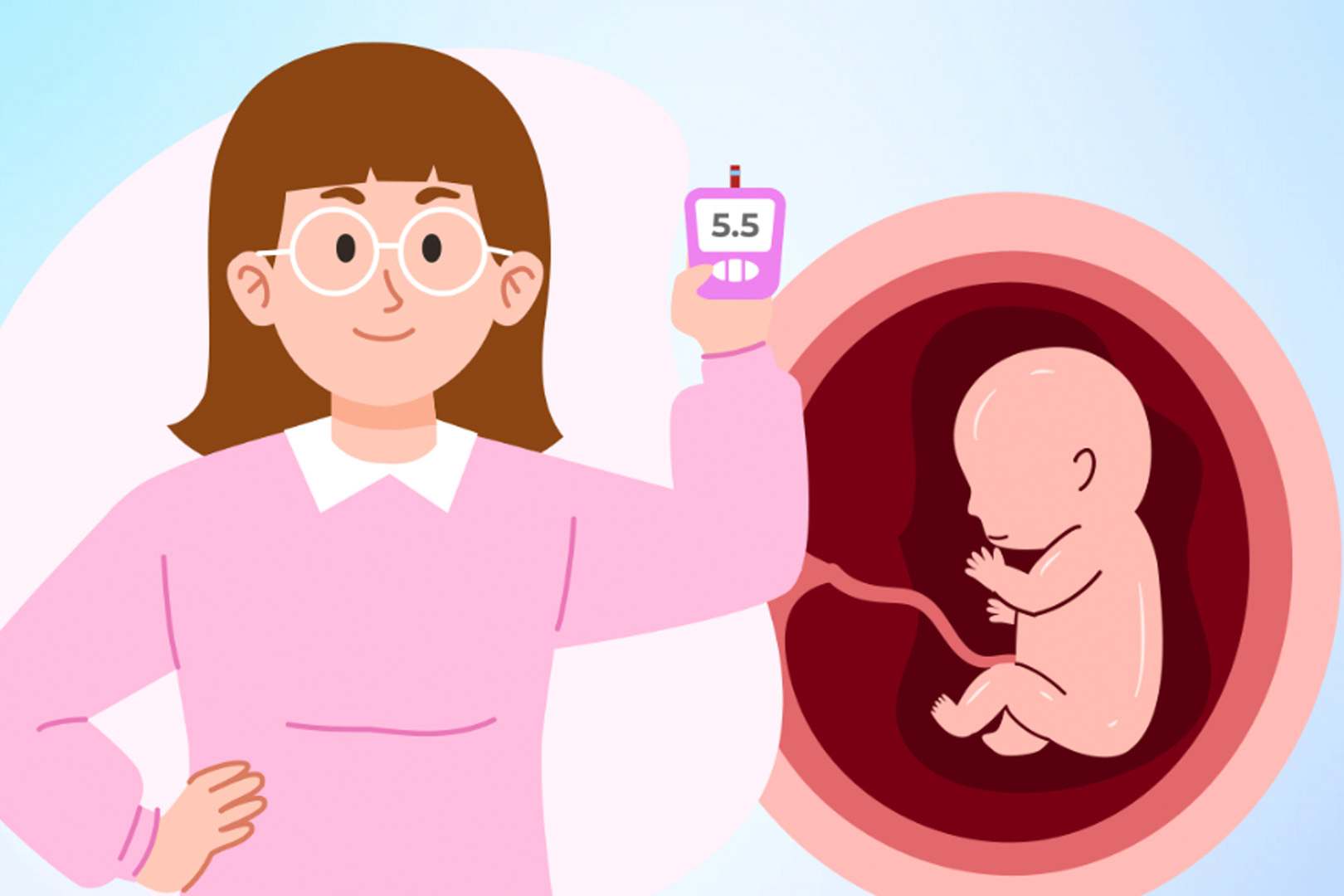 Lifestyle can affect the risk of gestational diabetes. Graphics: Thien Nhan