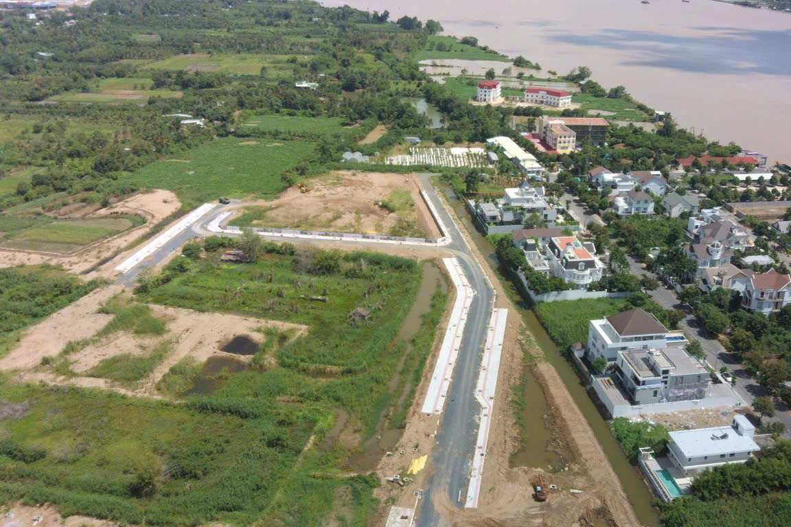 Dự án Khu đô thị mới Cồn Khương. Ảnh: Tạ Quang