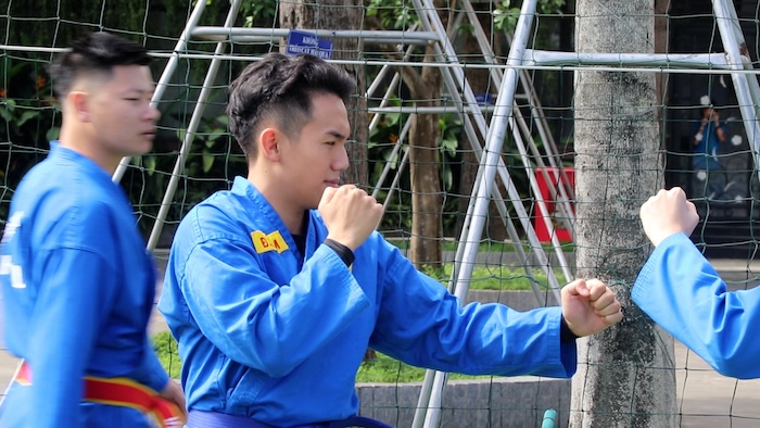 The student who was addicted to games won a gold medal at Vovinam and turned his life around.