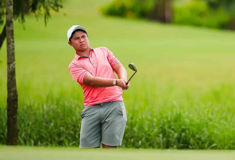 ゴルファーのグエン・トゥアン・アインも、最近高いパフォーマンスを見せている選手の一人だ。写真：VGA