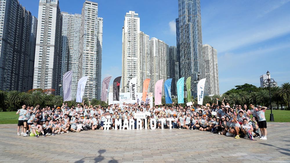Marriott International employees will participate and organize the Road to give 2025 event in Ho Chi Minh City. Photo: Provided by the enterprise