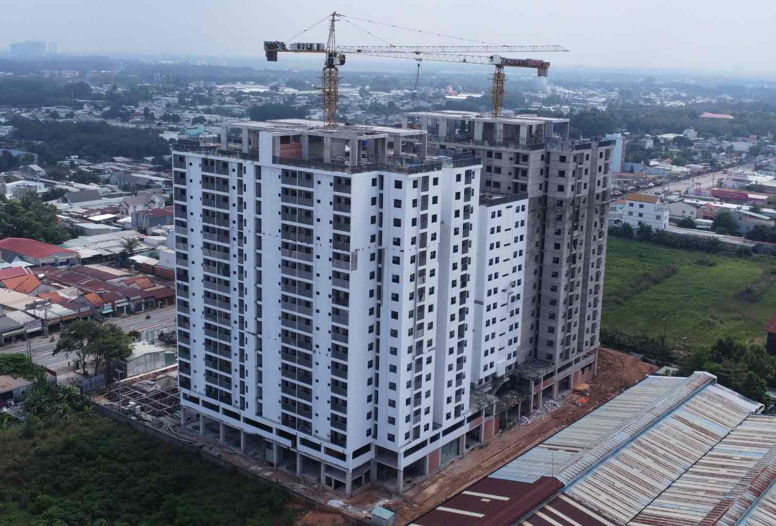 Thang Long social housing project in Hoa Loi ward, Ho Chi Minh City. Photo: Dinh Trong