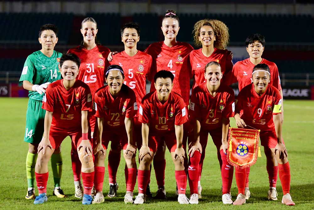 Toi 13.11, cau lac bo nu TPHCM buoc vao tran ra quan bang A AFC Women’s Champions League 2025-2026 (Cup C1 nu chau A) voi dai dien den tu Philippines la Stallion Laguna.