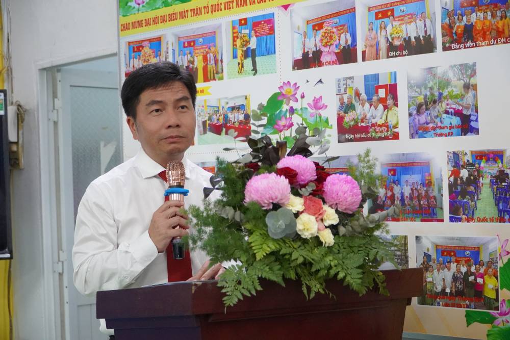 Ong Vo Hoang Ngan, Thanh uy vien - Giam doc So Quy Hoach - Kien truc TPHCM, phat bieu chi dao tai ngay hoi. Anh: Thai Bao. 