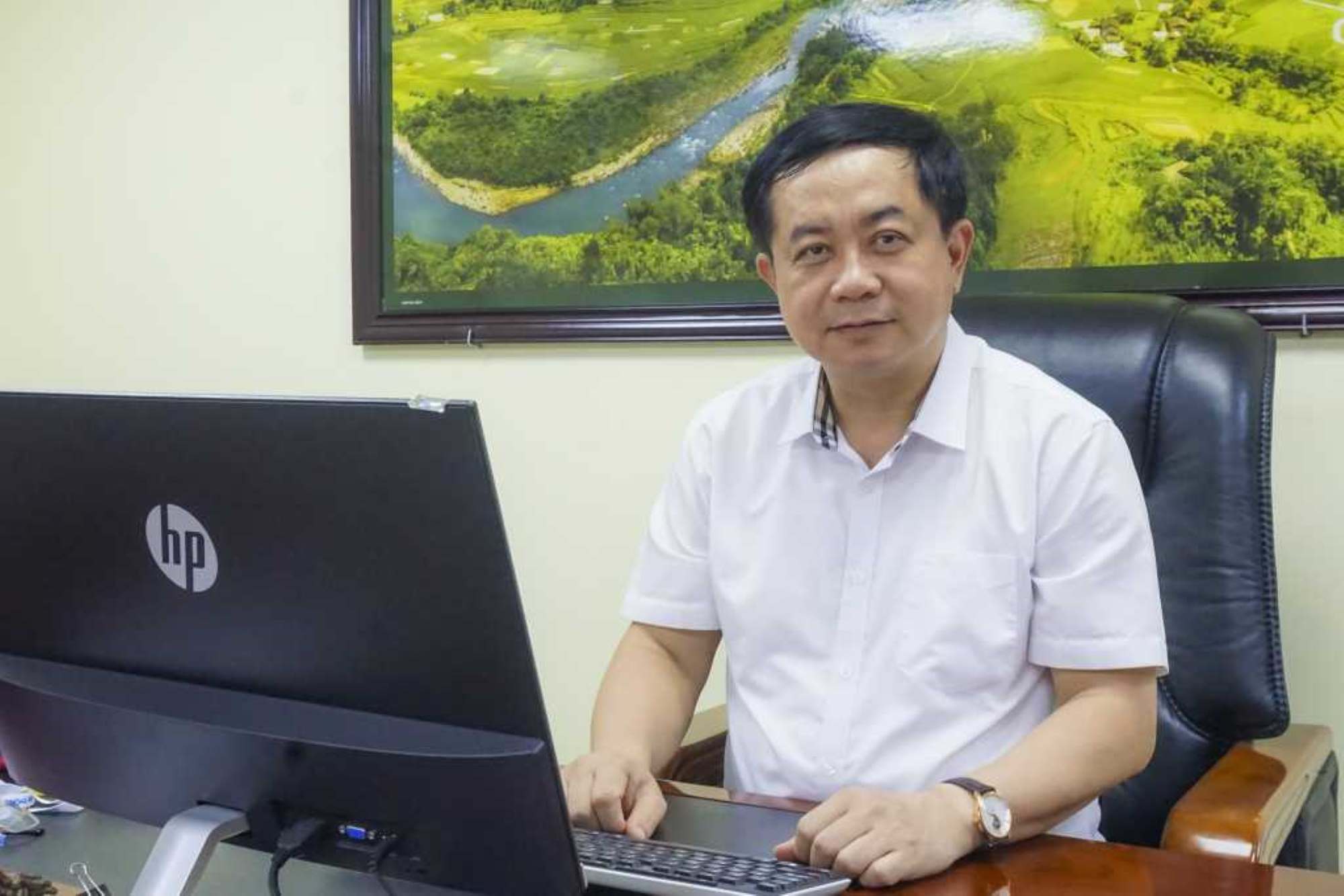 Ong Mai Vu Tuan - Truong Ban Quan ly di san the gioi vinh Ha Long - Yen Tu. Anh: Hung Son