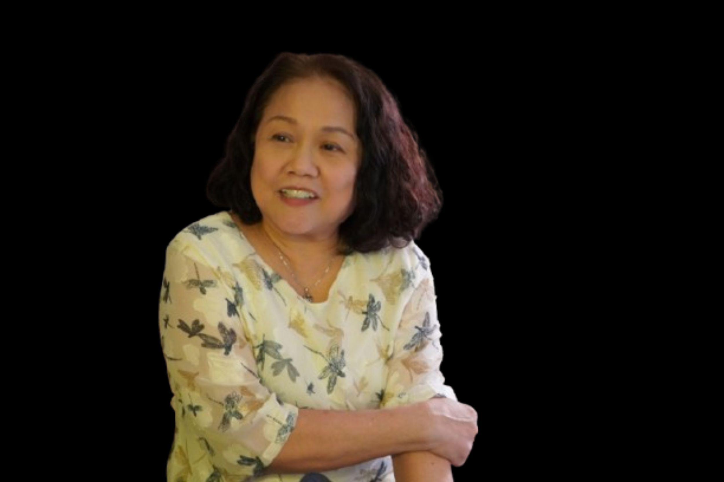 La artista Ai Nhu en una conversacion con el periodico Lao Dong. Foto: Mai Anh