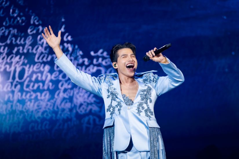 Ca si Quoc Thien to chuc concert tai TPHCM. Anh: Nghe si cung cap