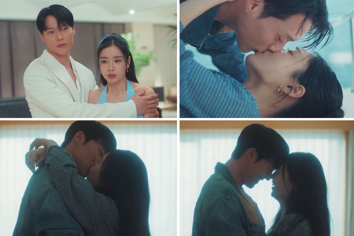 Hai dien vien chinh co nhieu canh hon ngay 2 tap dau phim. Anh: Nha san xuat