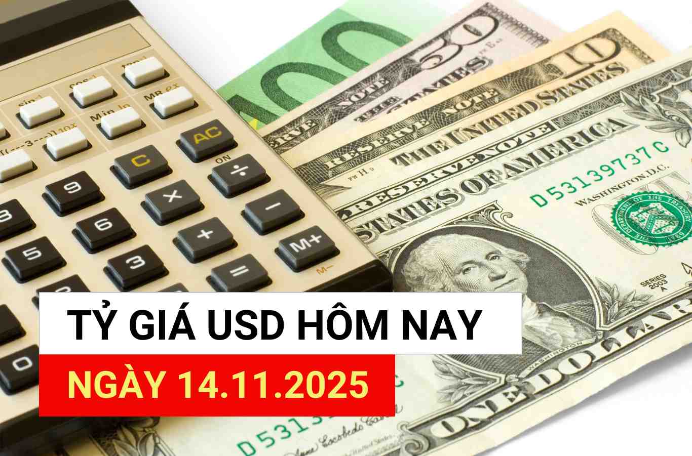 USD exchange rate today, November 14, 2025.