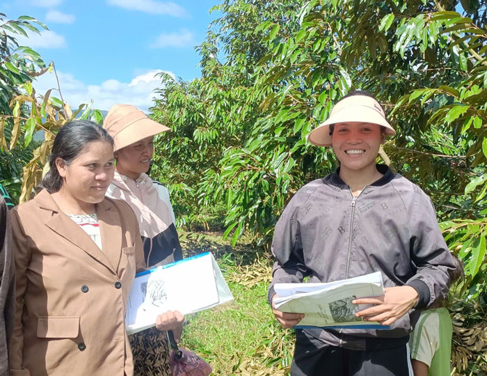 Workers in Ia Phi commune, Gia Lai province are excited about the vocational training class. Photo: Mai Hoa