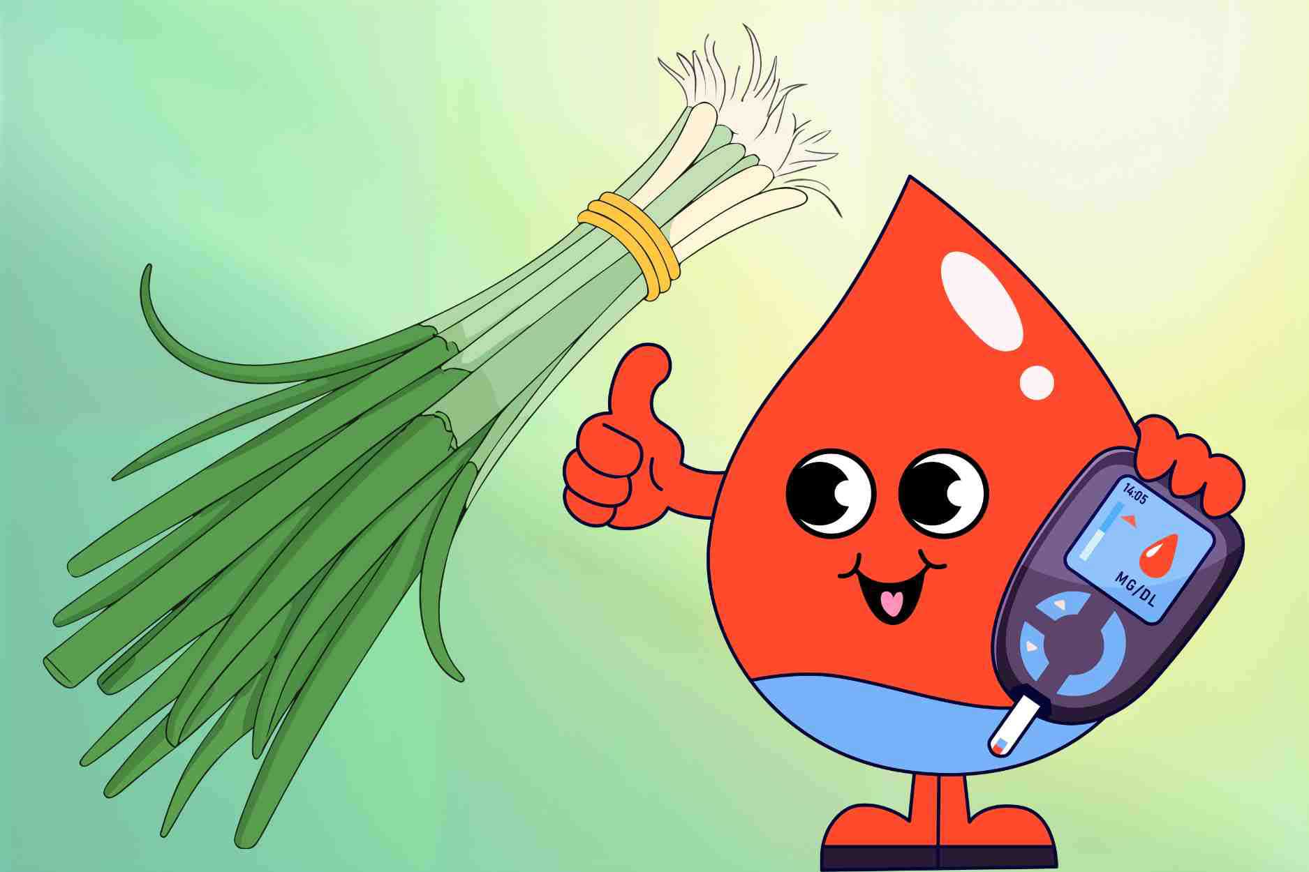 How to include green onions in your diet to improve blood sugar in winter