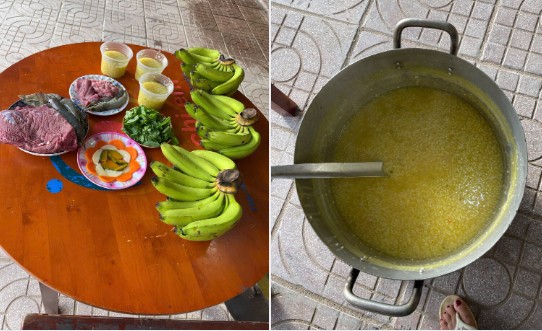 Cac mon an duoc tu van danh cho tre deu du chat, giup cac chau phat trien tot the trang. Anh: Bao Lam