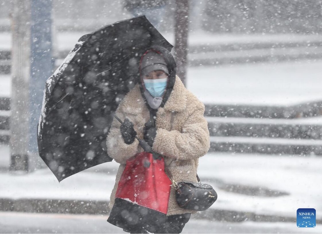 The first cold spell of the season is forecast to peak on November 17 and 18, in China. Photo: Xinhua