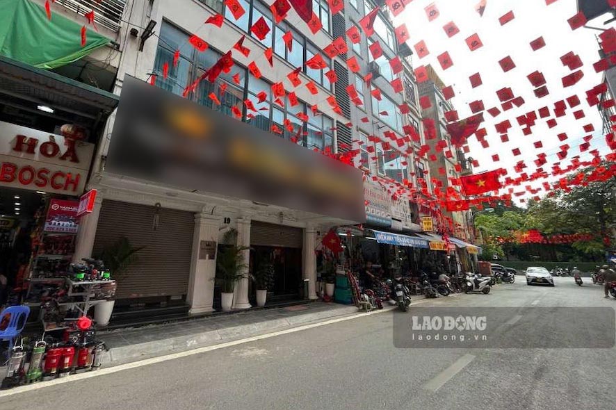 An accommodation service business in O Cho Dua ward, Hanoi. Photo: Chi Long