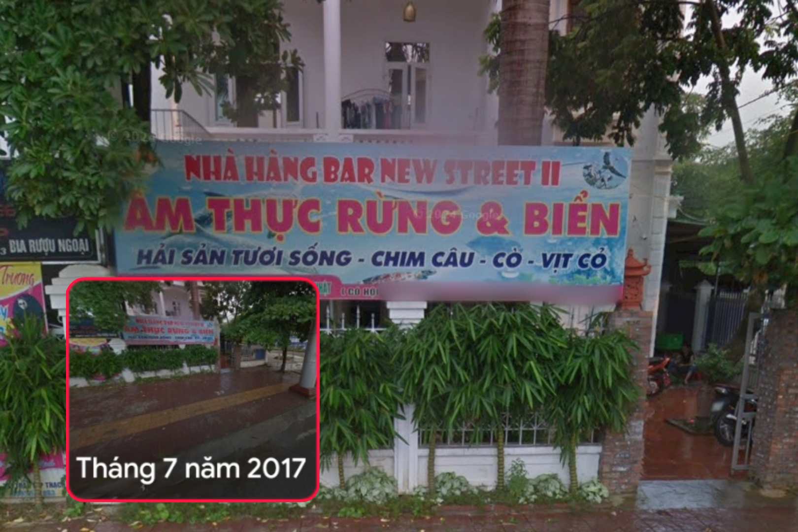 Người dân cho rằng khu đất được cho thuê để kinh doanh nhà hàng, quán bar từ năm 2017. Ảnh: Người dân cung cấp.