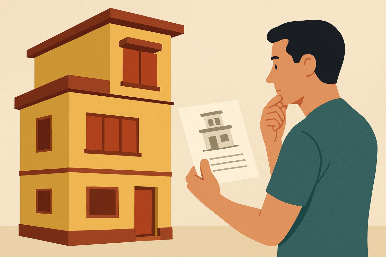 In case the house is built with an additional floor, there is no need to apply for a new construction permit but only need to apply for a construction permit adjustment. Photo: Nhu Ha