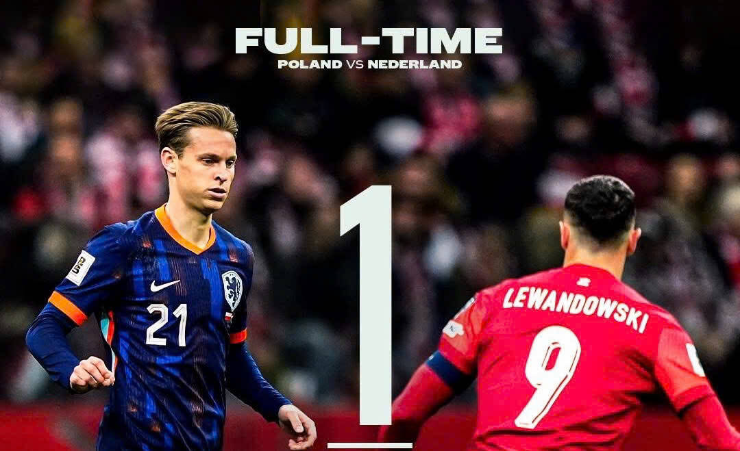 The Dutch team shared points with Poland in the 2026 World Cup qualifiers. Photo: Dutch Federation of Labor