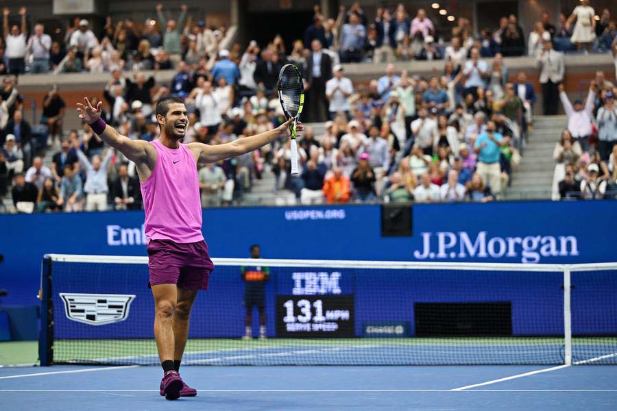 Carlos Alcaraz ended 2025 as world No. 1. Photo: Xinhua