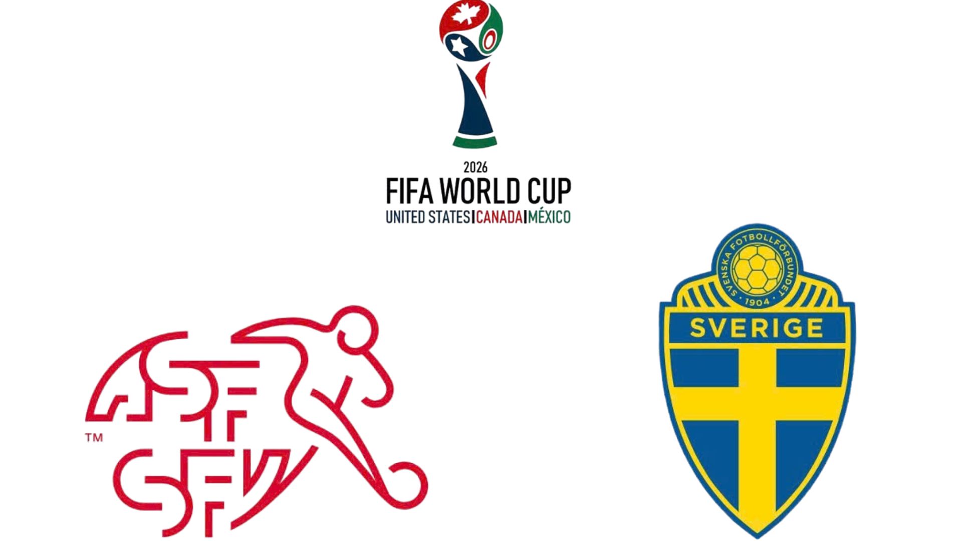 Switzerland vs Sweden in the 2026 World Cup qualifiers. Graphics: Van An