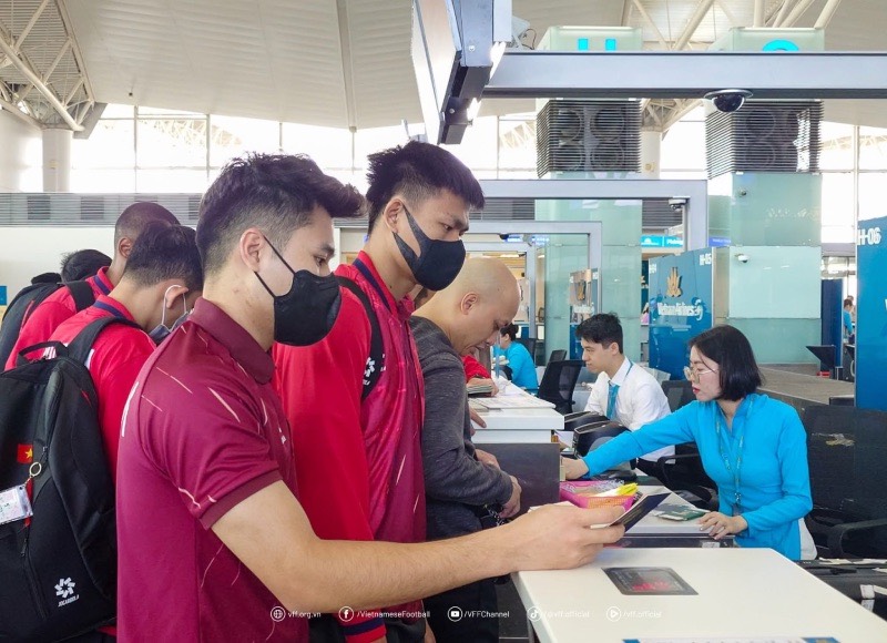 Xuan Son va cac dong doi dang co duoc tinh than tot. Anh: VFF