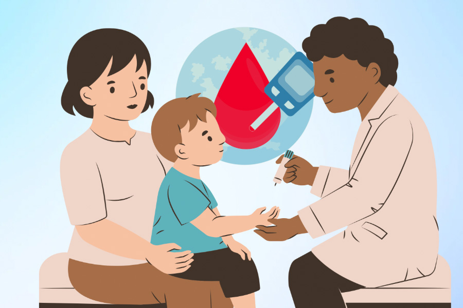 Genetics and lifestyle in diabetes in children. Graphics: Thien Nhan