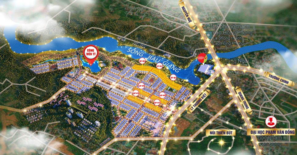 The combination of 3 factors "first nearsightedness, second nearsightedness, third nearsightedness" has made HUD Phu My Urban Area a new symbol representing a prosperous land. Photo: Tran Thao