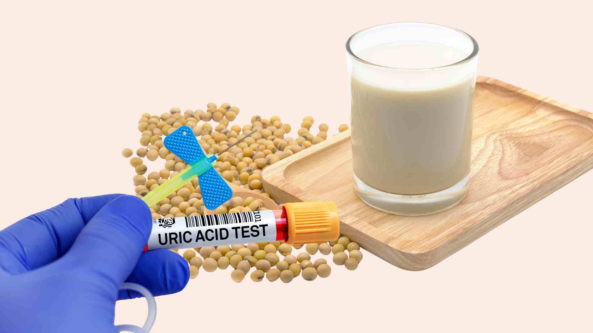 People with high uric acid and kidney stones should limit soy milk. Graphics: Ha May